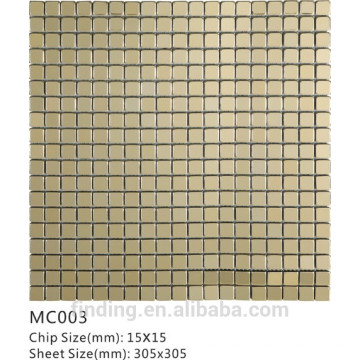 Best quality decoration panel aluminium mosaic tile MC001